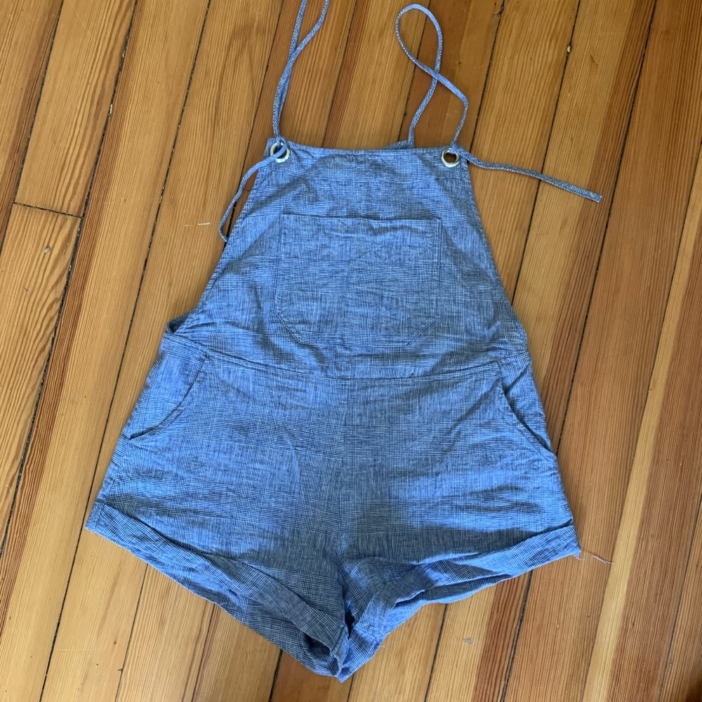 Patterned Romper/Overalls